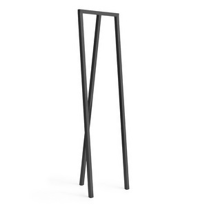 Loop Stand Hall -vaaterekki, musta, L 45 cm