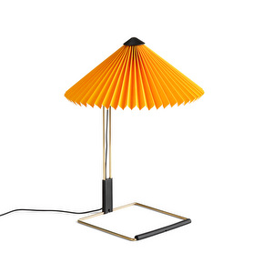 Matin-pöytävalaisin, yellow, ⌀ 30 cm