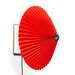 Matin-seinävalaisin, bright red, ⌀ 38 cm
