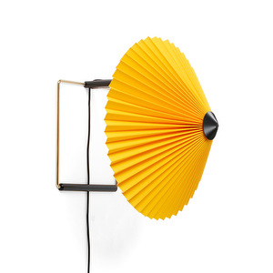 Matin-seinävalaisin, yellow, ⌀ 30 cm