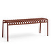 Palissade-penkki, iron red, L 120 cm