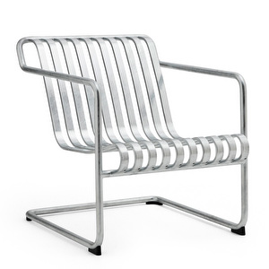 Palissade Cantilever -nojatuoli, galvanoitu teräs, matala selkänoja