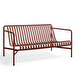 Palissade-sohva, iron red, L 139 cm