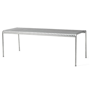 Palissade-ruokapöytä, galvanoitu teräs, 220 x 90 cm