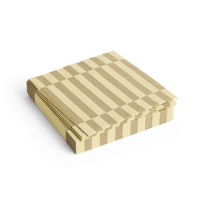Pattern-paperiservetit, kerma/hiekka, lunch
