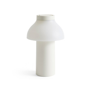 PC-pöytävalaisin, cream white, ladattava