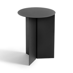 Slit-sivupöytä, musta, ⌀ 35 cm