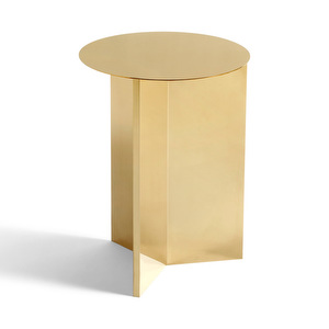 Slit-sivupöytä, messinki, ⌀ 35 cm
