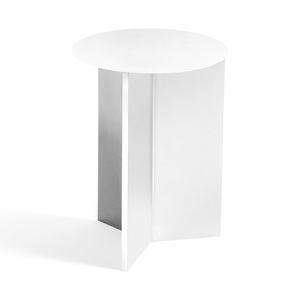 Slit-sivupöytä, valkoinen, ⌀ 35 cm