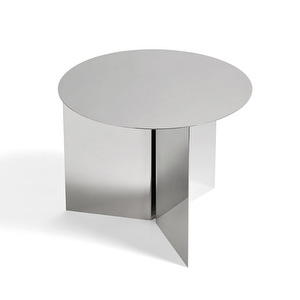 Slit-sohvapöytä, peili, ⌀ 45 cm