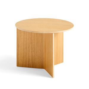 Slit-sohvapöytä, tammi, ⌀ 45 cm