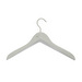Soft-vaateripustin, harmaa, kapeat 4 kpl