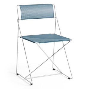 X-Line -tuoli, galvanoitu teräs / powder blue