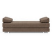 Sigmund Alu -daybed, Esina-kangas 411 cedar brown / alumiini, L 200 cm
