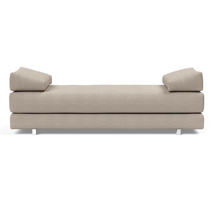 Sigmund Alu -daybed, Kenya-kangas 579 gravel / alumiini, L 200 cm