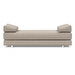 Sigmund Alu -daybed, Kenya-kangas 579 gravel / alumiini, L 200 cm