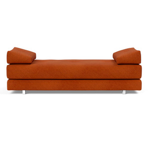 Sigmund Alu -daybed, Corduroy-kangas burned orange / alumiini, L 200 cm