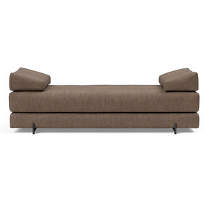 Sigmund Indu -daybed, Esina-kangas 411 cedar brown / musta, L 200 cm