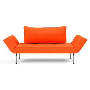 Zeal Laser -vuodesohva, Elegance-kangas 510 orange / musta