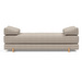 Sigmund Drip -daybed, Kenya-kangas 579 gravel / tammi, L 200 cm