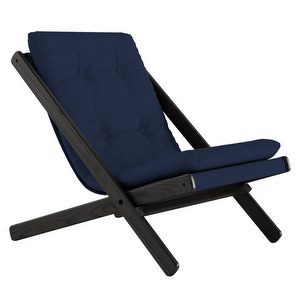 Boogie Armchair, Navy/Black