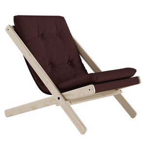 Boogie Armchair, Brown/Raw