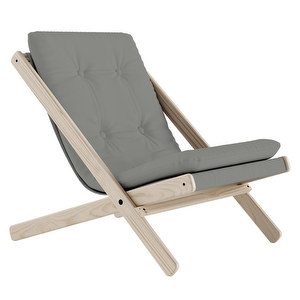 Boogie Armchair, Grey/Raw