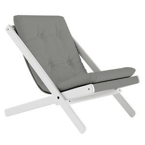 Boogie Armchair, Grey/White
