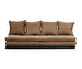 Chico-futonsohva, mocca/tatami, L 200 cm