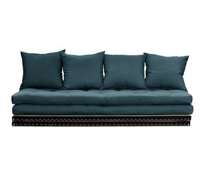 Chico-futonsohva, petrol blue/tatami, L 200 cm