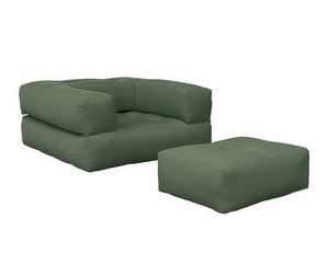 Cube-futontuoli, olive green