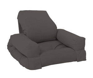 Mini Hippo -nojatuoli, dark grey