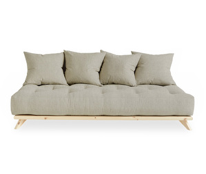 Senza-futonsohva, linen/mänty