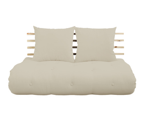 Shin Sano -futonsohva, beige/mänty