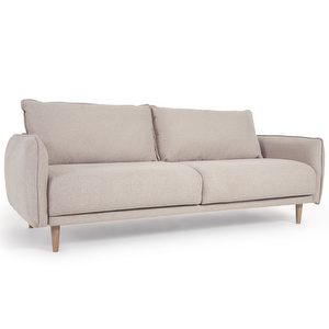 Carlota-sohva, beige/pyökki, L 210 cm