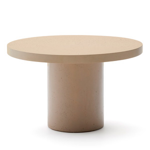 Aiguablava-ruokapöytä, beige, ⌀ 120 cm