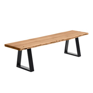 Alaia-penkki, akaasia/musta, L 140 cm