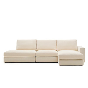 Alea-divaanisohva, Liberty-kangas vaalea beige, L 340 cm / oikea