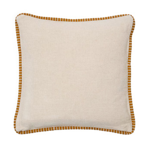 Ardit-tyynynpäällinen, beige / sinapinkeltainen, 45 x 45 cm