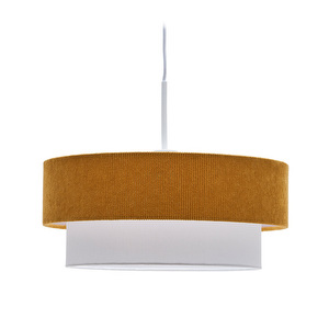 Bianella-riippuvalaisin, sinapinkeltainen vakosametti, ⌀ 40 cm