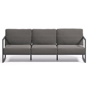 Comova-ulkosohva, tummanharmaa / musta, L 222 cm Comova-ulkosohva, tummanharmaa / musta, L 222 cm