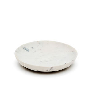 Ecin-tarjoiluastia, valkoinen marmori, ⌀ 20 cm