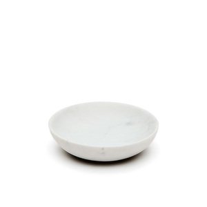 Ecin-tarjoiluastia, valkoinen marmori, ⌀ 15 cm
