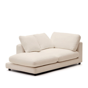 Gala-divaani, beige, L 195 cm / vasen
