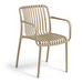 Isabellini-tuoli, beige muovi