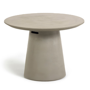 Itai-ruokapöytä, harmaa, ⌀ 120 cm