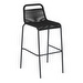 Lambton Bar Stool, Black, H 74 cm