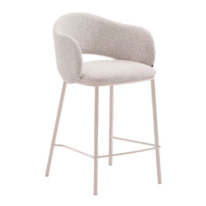 Maina-baarituoli, beige chenille-kangas / beige Maina-baarituoli, beige chenille-kangas / beige
