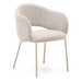 Maina-tuoli, Vista-kangas beige / beige metalli