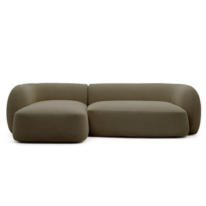 Martina Chaise Longue, Nordic Fabric Olive Green, W 287 / left